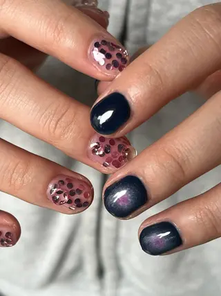 ネイル Hata nail 🎀個性派ニュアンスのネイルデザイン