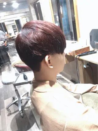 カラー メンズ PANOL 秀島のヘアスタイル