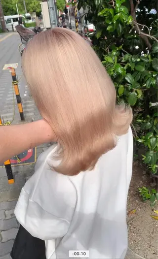 セミロング カラー パーマ ヘアアレンジ メンズ キッズ ネイル マツエク・マツパ LINDOTOKYO梅田所属・酸性ストレート 髪質改善大槻勇樹のヘアスタイル