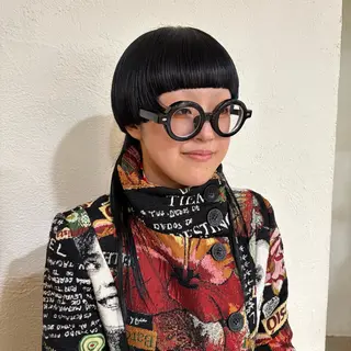 ミディアム カラー パ ルのヘアスタイル