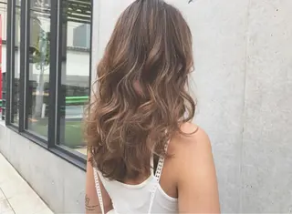 カラー パーマ ヘアアレンジ hayaka todaのヘアスタイル