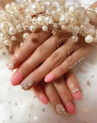 ネイル ラベンダー💖日暮里 ルル💖ネイルのネイルデザイン