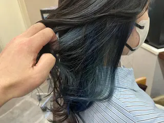 カラー 長内  大明のヘアスタイル