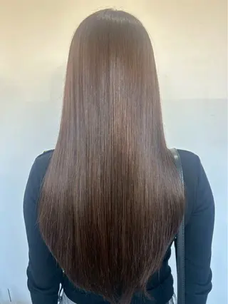 ロング 竹田 有沙のヘアスタイル