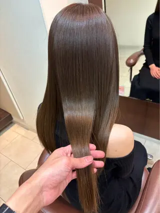 ロング カラー 甲斐 司のヘアスタイル