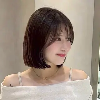 ミディアム 石堂 菜々美／艶カラー🫧のヘアスタイル