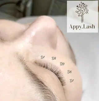 マツエク・マツパ まつげと眉の専門店 Appy.Lashのマツエク・マツパデザイン