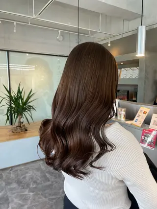カラー ハイトーンカラー🩵 指名多数💗横山聖奈のヘアスタイル