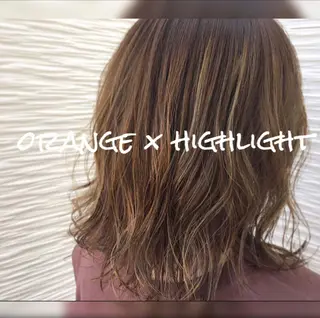 ミディアム カラー 【浜松・豊橋】 ニシモトのヘアスタイル