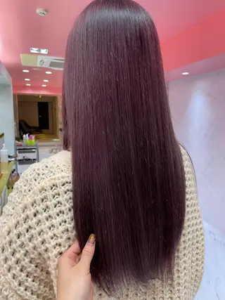 カラー kana/ ブリーチ/暖色のヘアスタイル