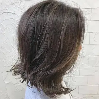 ミディアム GO TODAY  SHAiRE SALON 名古屋店所属・艶カラー/髪質改善/ 西　大喜(ひろき)のヘアスタイル