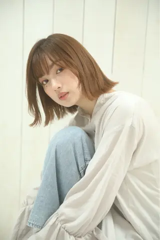 ミディアム OSAYAabei店所属・浅井 蓮のヘアスタイル