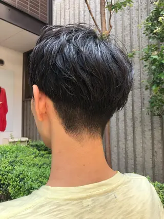 ショート メンズ 高山🐬髪質改善 池袋で縮毛矯正のヘアスタイル