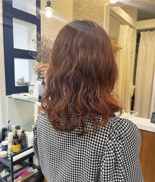 ミディアム パーマ 髪質改善ストレート✨ パーマヘア✨YUKIのヘアスタイル