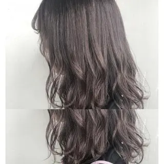 カラー セミロング 竹内啓太 ボブのヘアスタイル