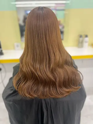 ロング カラー ハイトーンカラー 🦄レイヤーカットのヘアスタイル
