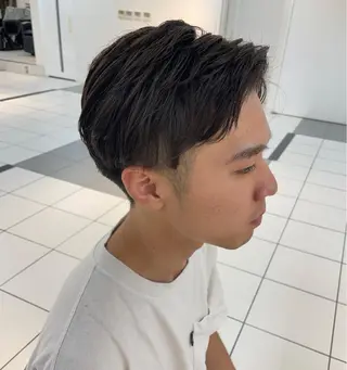 パーマ メンズ 🍮中山詩乃🍮顔 まわりデザイン◎のヘアスタイル