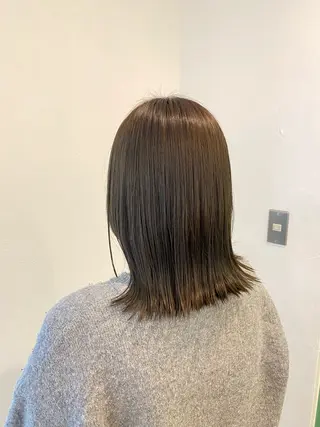 ミディアム カラー GO TODAY神戸三宮所属・あ きのヘアスタイル