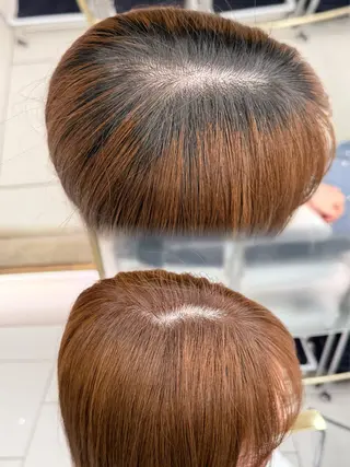 セミロング 濱田 剛志のヘアスタイル