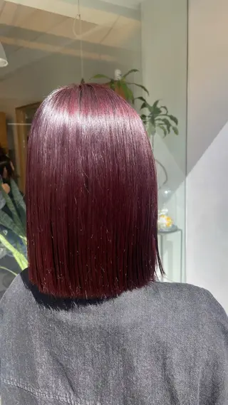 ミディアム カラー 福田 千尋のヘアスタイル