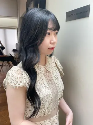 カラー yu-kaハッシュ カット/韓国レイヤーのヘアスタイル