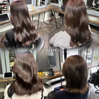 カラー ユイカ🐮暖色カラー / 再現スタイルのヘアスタイル