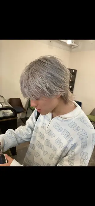 ミディアム メンズ 齋藤 優太朗 カットモデル募集‼️のヘアスタイル