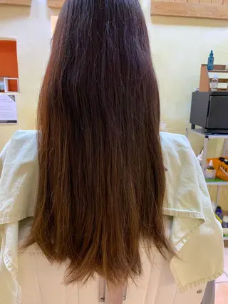 ロング FACE DECO AVEDA所属・河端 春綺のヘアスタイル