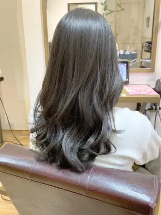 ロング カラー 髪質改善くすみカラー 🍀/石川大輔のヘアスタイル