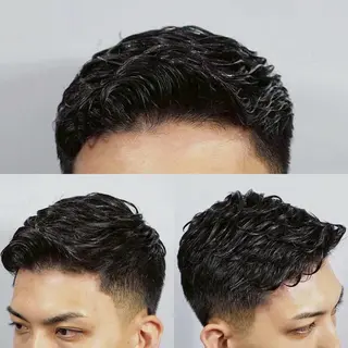 ショート パーマ メンズ 朝谷 巨海のヘアスタイル