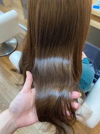 ミディアム カラー ヘアアレンジ 韓国ヘア sasugaのヘアスタイル
