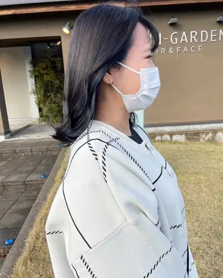 ミディアム カラー nambu-GARDEN所属・和泉海咲/ 艶髪💖大人可愛いのヘアスタイル