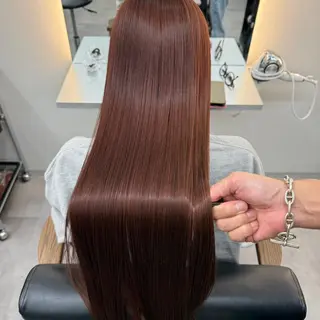 ロング カラー RIENS xreaのヘアスタイル