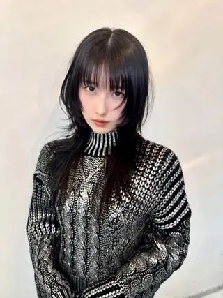 ロング 【ロングウルフカット 姫カット】伊藤裕哉のヘアスタイル