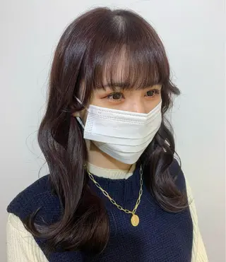 セミロング 🍓韓国ヘア レイヤ ーカット🍓笠原 葵のヘアスタイル