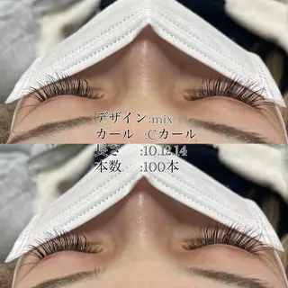 マツエク・マツパ 超透明感カラー🦋韓 国羽エクステ🪽🫧のヘアスタイル