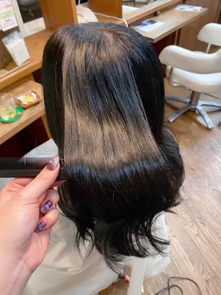 ロング カラー I's hair NUBOU所属・小守林 蘭のヘアスタイル