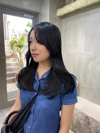 セミロング カラー 🍈yurina 福岡/パーマ🍈のヘアスタイル