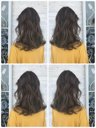 ミディアム カラー パーマ ヘアアレンジ メンズ 美容室 ソンリエのヘアスタイル