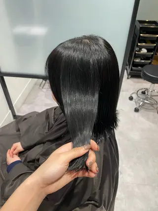 ミディアム 希優🌺ソムリエ /ブリーチ/カットのヘアスタイル