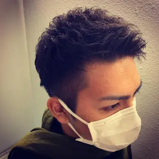 ショート パーマ 杉本 和大のヘアスタイル