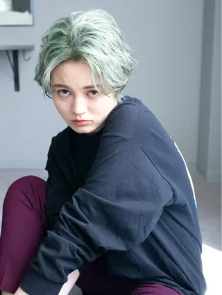 ショート ACRO梅田【アクロ】所属・美髪矯正・レイヤー 倉友哉のヘアスタイル