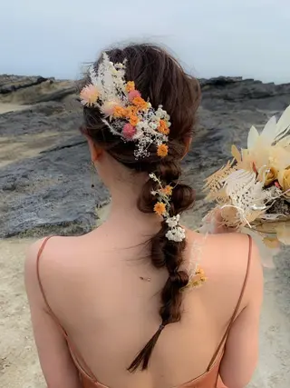 ヘアアレンジ 卒業式ヘアセット🎀 ヘアアレンジのヘアスタイル