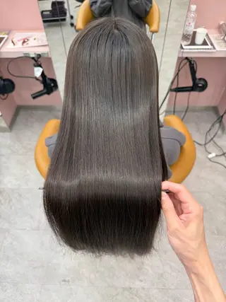 ロング 艶カラー/艶髪矯正/ レイヤー/ひなき🎀のヘアスタイル