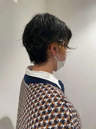 ショート パーマ メンズ 吉田一輝 外国人パーマのヘアスタイル