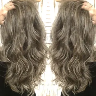 ロング カラー 井上 一平のヘアスタイル