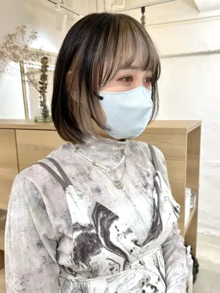 ショート カラー 銀座No.1髪質改善 縮毛矯正/本木のヘアスタイル