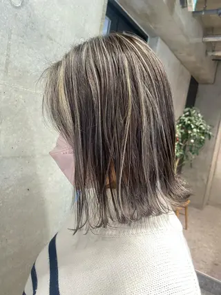 カラー ﾃﾞｻﾞｲﾝｶﾗｰ 🤍ｼﾉﾌﾞ🤍のヘアスタイル