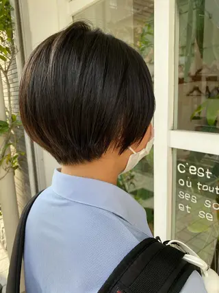 ショート わかばやし ゆうこのヘアスタイル