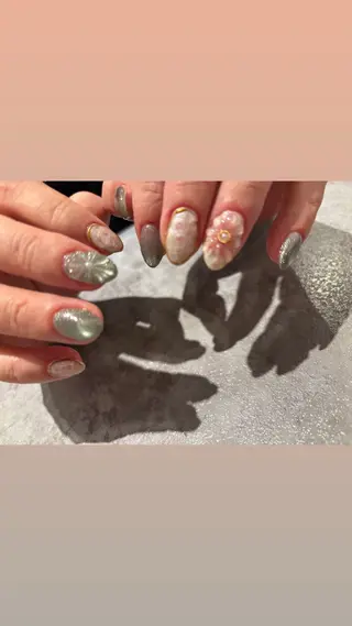 ネイル Mignon所属・Mignon 、のネイルデザイン